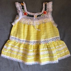 Handmade Yellow dress